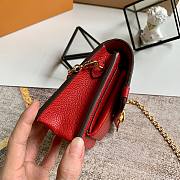 Louis Vuitton |  Vavin Chain Wallet Red - M69423- 19 x 12.5 x 4 cm - 2