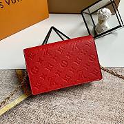 Louis Vuitton |  Vavin Chain Wallet Red - M69423- 19 x 12.5 x 4 cm - 6