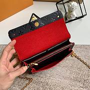 Louis Vuitton |  Vavin Chain Wallet Red/Black - M69423- 19 x 12.5 x 4 cm - 6