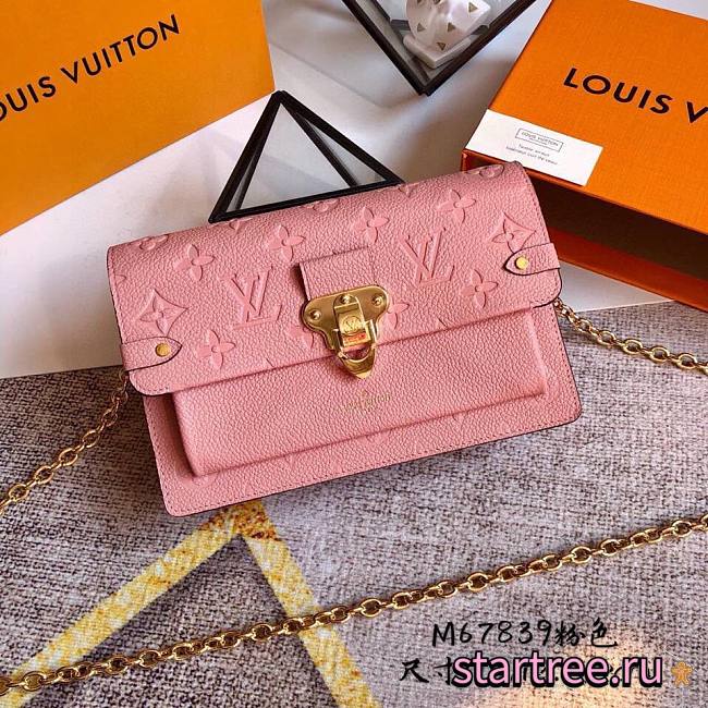 Louis Vuitton |  Vavin Chain Wallet Pink - M69423- 19 x 12.5 x 4 cm - 1