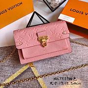 Louis Vuitton |  Vavin Chain Wallet Pink - M69423- 19 x 12.5 x 4 cm - 1