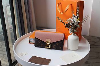 Louis Vuitton | Pallas Wallet Rose - M58414 - 19x10cm