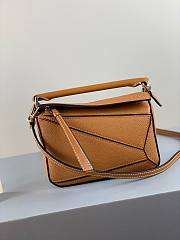 LOEWE | Mini Puzzle bag Light Caramel soft grained calfskin - 18x12.5x8cm - 3