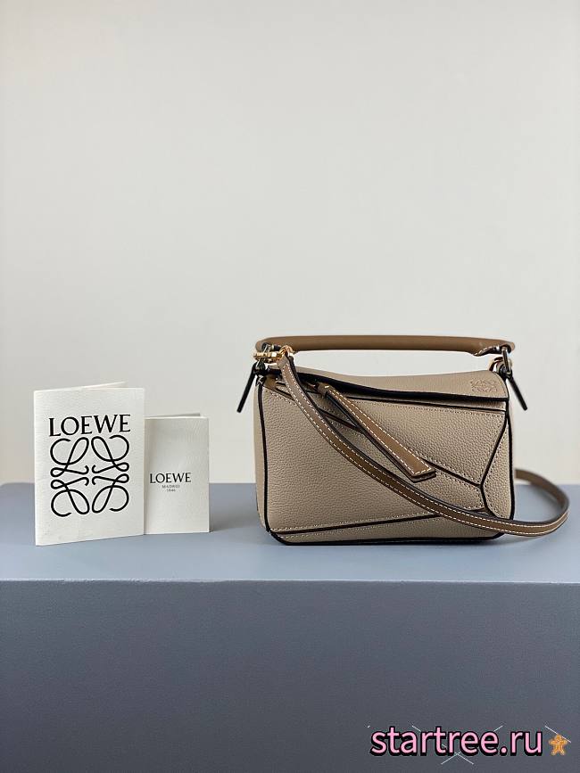 LOEWE | Mini Puzzle bag soft grained calfskin - 18x12.5x8cm - 1