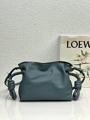 LOEWE | Mini Flamenco Blue clutch in nappa calfskin - 22.5x18x9cm - 1