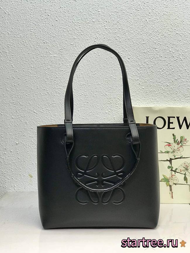 LOEWE | Anagram Tote in classic calfskin Black - 30cm - 1