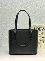 LOEWE | Anagram Tote in classic calfskin Black - 30cm - 3