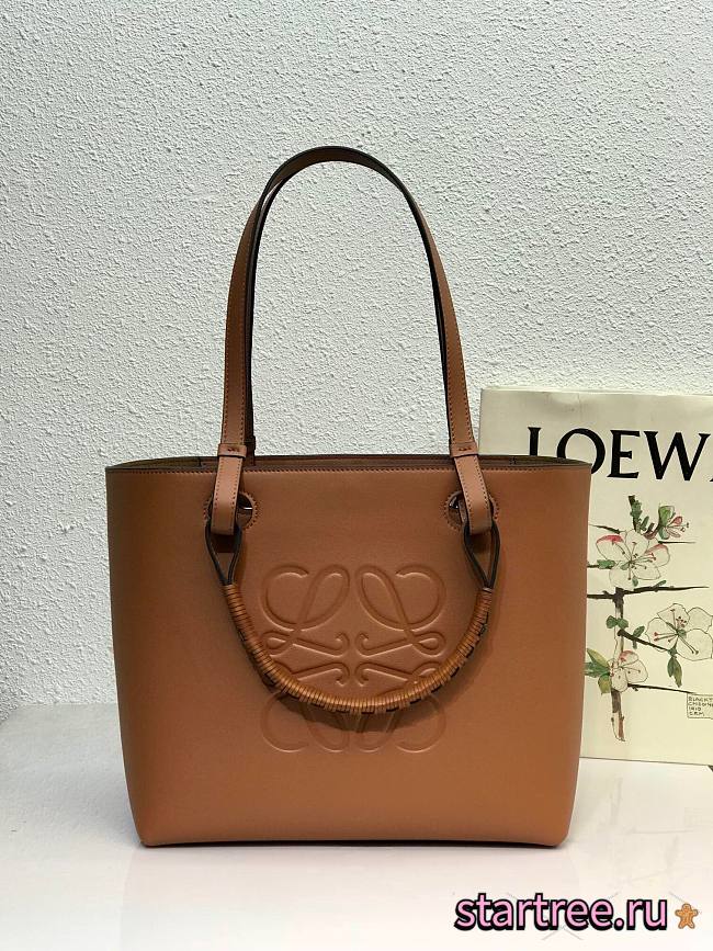 LOEWE | Anagram Tote in classic calfskin Tan - 30cm - 1