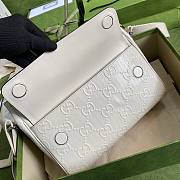 GUCCI | GG embossed messenger bag - ‎658565 - 29×22×9.5cm - 3