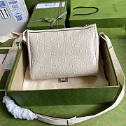 GUCCI | GG embossed messenger bag - ‎658565 - 29×22×9.5cm - 5