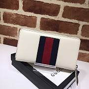 GUCCI |Sylvie Long ZIP Wallet - 476083 - 19x10x2.5cm - 2