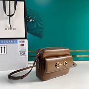 GUCCI | Horsebit 1955 Small Shoulder Bag Brown - 645454 - 22.5x17x6.5cm - 2