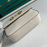 GUCCI | Horsebit 1955 Small Shoulder Bag White - 645454 - 22.5x17x6.5cm - 4