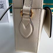 GUCCI | Horsebit 1955 Small Shoulder Bag White - 645454 - 22.5x17x6.5cm - 5