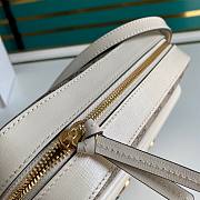 GUCCI | Horsebit 1955 Small White Canvas Bag - 645454 - 22.5x17x6.5cm - 6