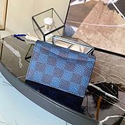 Louis Vuitton | Pocket Organizer Blue - N60431 - 8 x 11 x 1 cm - 5