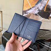 Louis Vuitton | Pocket Organizer Blue - N60431 - 8 x 11 x 1 cm - 2