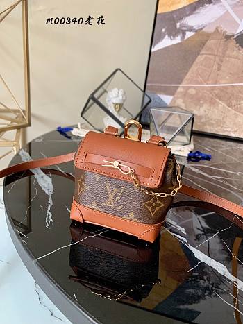 Louis Vuitton |  Mini Steamer pouch brown - M00340 - 9.5 x 9.5 cm