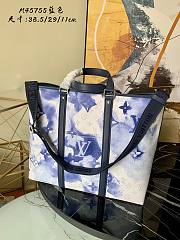 Louis Vuitton |  New Tote GM Blue M45388  - 1