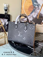 Louis Vuitton | OnTheGo MM Black Tote Bag M58522 - 5