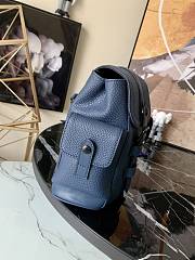 Louis Vuitton | Christopher XS backpack blue - M58493 - 14 x 19.5 x 5 cm - 6