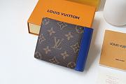 Louis Vuitton | Multiple Wallet Blue - M80781 - 11.5 x 9 x 1.5 cm - 6