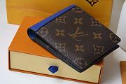 Louis Vuitton | Multiple Wallet Blue - M80781 - 11.5 x 9 x 1.5 cm - 3