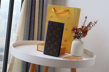 Louis Vuitton | Brazza Wallet BLue - M80790 - 10 x 19 x 2 cm