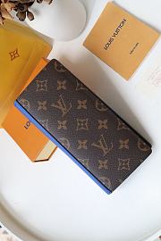 Louis Vuitton | Brazza Wallet BLue - M80790 - 10 x 19 x 2 cm - 3