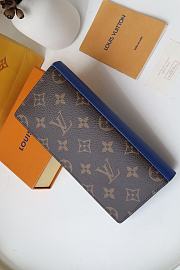 Louis Vuitton | Brazza Wallet BLue - M80790 - 10 x 19 x 2 cm - 2