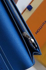 Louis Vuitton | Multiple wallet Blue - M80801 - 10 x 19 x 2 cm - 4