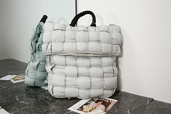 Bottega Veneta | CASSETTE Backpack White - 52x37.5x15cm