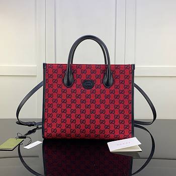 GUCCI | GG small tote bag Red - ‎659983 - 31x26.5x14cm