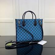 GUCCI | GG small tote bag Blue - ‎659983 - 31x26.5x14cm - 4