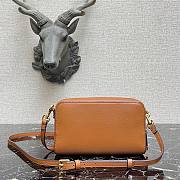 DIOR | Double Saddle Pouch Brown - S5668C - 19 x 10.5 x 5 cm - 2