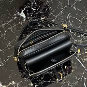 DIOR | Double Saddle Pouch Black - S5668C - 19 x 10.5 x 5 cm - 6