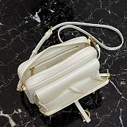 DIOR | Double Saddle Pouch White - S5668C - 19 x 10.5 x 5 cm - 2