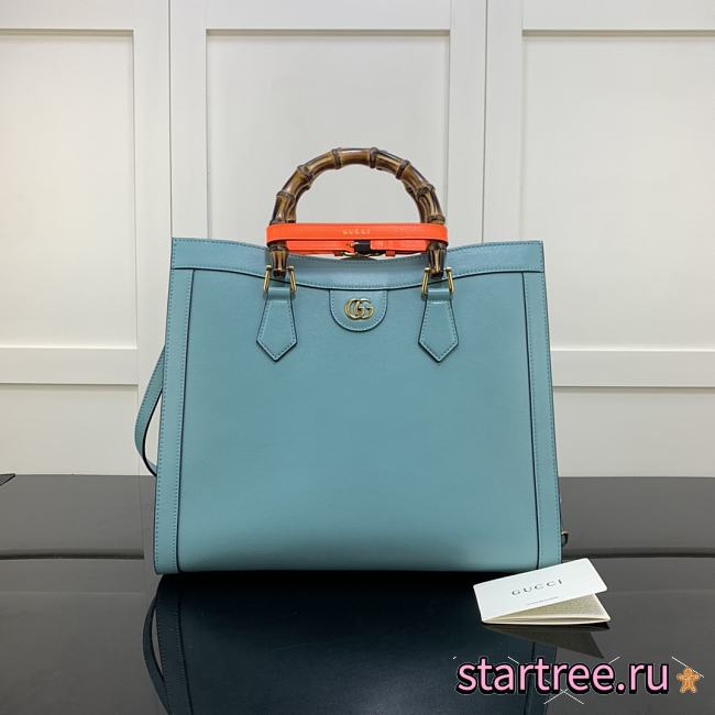 Gucci | Diana medium tote bag Blue - 655658 - 35x30x14cm - 1