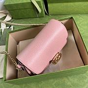 GUCCI | Small Dollar Calfskin Interlocking G Pink - 607720 - 22x15x7cm - 5