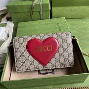 GUCCI | Valentine's day chain card case wallet - 648948 - 20 x 12.5 x 4 cm - 1