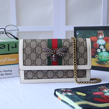 GUCCI | Queen Margaret mini GG bag White - 476079 - 20x12.5x4cm