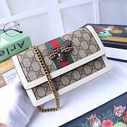 GUCCI | Queen Margaret mini GG bag White - 476079 - 20x12.5x4cm - 6