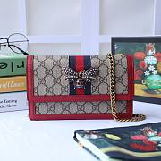 GUCCI | Queen Margaret mini GG bag Red - 476079 - 20x12.5x4cm - 1