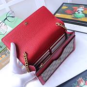 GUCCI | Queen Margaret mini GG bag Red - 476079 - 20x12.5x4cm - 4