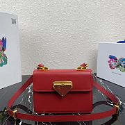 PRADA | Saffiano leather Symbole Red bag - 1BD270 - 20x14x7cm - 1