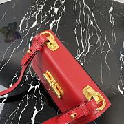 PRADA | Saffiano leather Symbole Red bag - 1BD270 - 20x14x7cm - 5