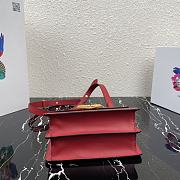 PRADA | Saffiano leather Symbole Red bag - 1BD270 - 20x14x7cm - 4