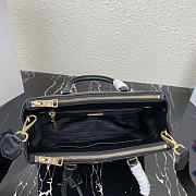 PRADA | System Nappa Patchwork Tote Black Bag - 1BA863 - 28×20×12cm - 6