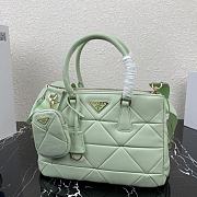 PRADA | System Nappa Patchwork Tote Mint Bag - 1BA863 - 28×20×12cm - 2