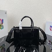 PRADA | Black Galleria brushed leather small bag - 1BA896 - 24x17x11cm - 2